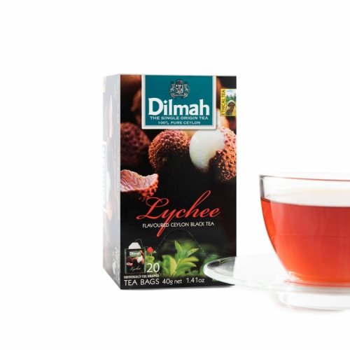 Herbata czarna owocowa liczi Dilmah 20 torebek