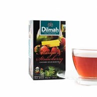 Herbata czarna owocowa mango i truskawka Dilmah 20 torebek