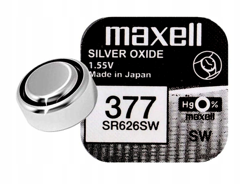 Bateria  SR626SW Maxell 377