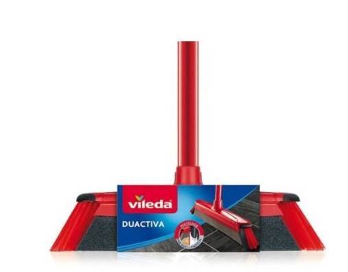 Szczotka do podł z kijem Vileda Duactiva