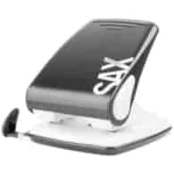 Dziurkacz SAXDesign 518 paperbox, dziurkuje do 40 kartek, czarny