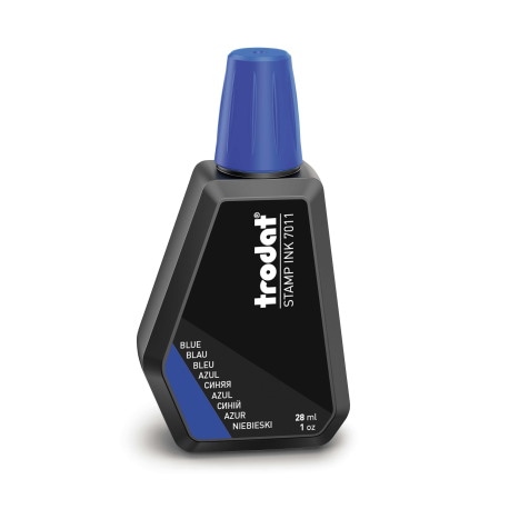 WODNY TUSZ TRODAT 7011, NIEBIESKI, 28 ML.