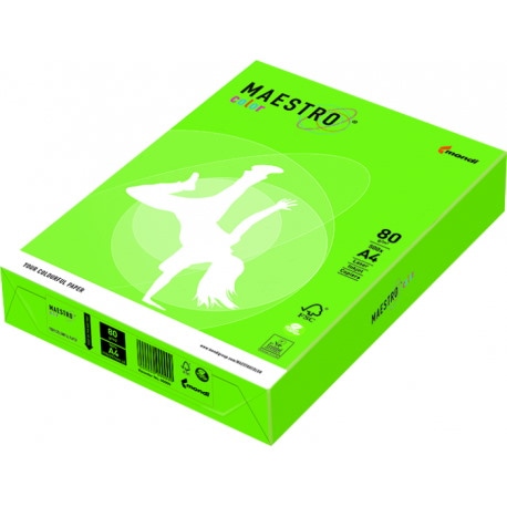 Papier ksero zieleń wiosenna A4/80g 500 ark. Maestro Intensive