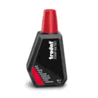 WODNY TUSZ TRODAT 7011, CZERWONY, 28 ML.