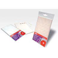 Krążek mocujący płyty CD/DVD do dokumentów APLI, 35szt. kółeczek