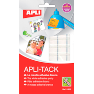 Masa mocująca APLI Apli-Tack, podzielona, 75g, biała