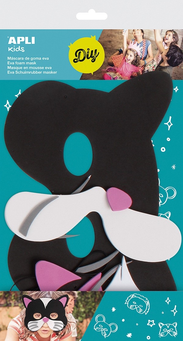 Maski karnawałowe APLI, kot