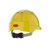 Hełm ochronny EVO®2 - pasek przesuwny - wentylowany - żółty