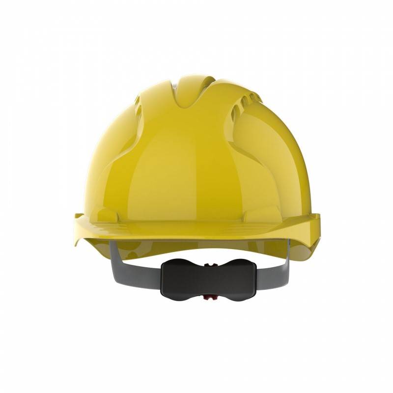 Hełm ochronny EVO®3 - regulacja na pokrętło - wentylowany - żółty