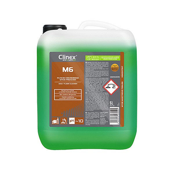 Płyn CLINEX M6 Medium 5L, do mycia mikroporowatych posadzek