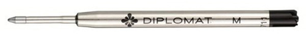 Wkład do długopisu DIPLOMAT do serii Excellence A Plus, Excellence A2, Aero, Optimist, Esteem, Traveller, Magnum, M, czarny