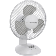 Wentylator ESPERANZA Zephyr, biurkowy, śr. 23cm, 30W, białyoszary