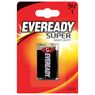 Bateria EVEREADY Super Heavy Duty, E, 6F22, 9V