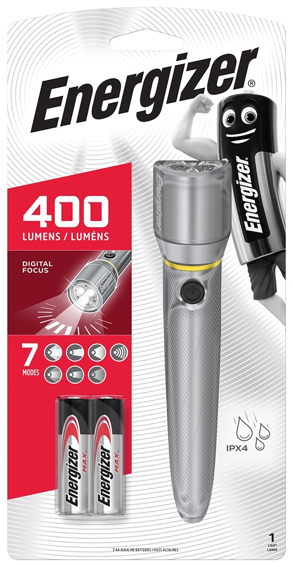 Latarka ENERGIZER Lithium Led + 2szt. baterii AA