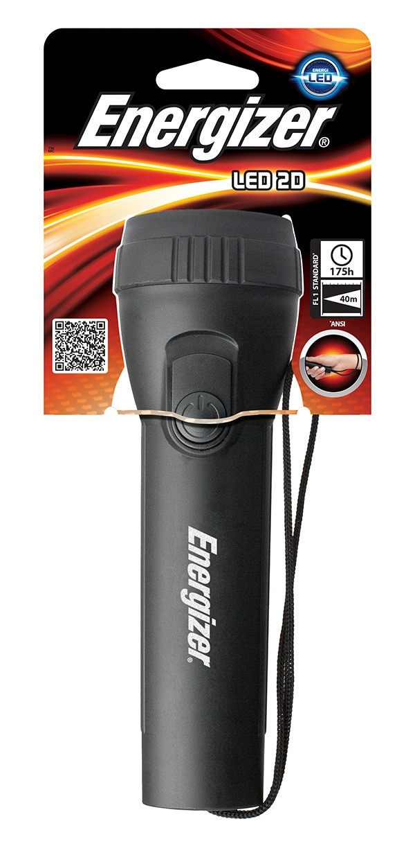 Latarka ENERGIZER Plastic Led 2D, czerwona