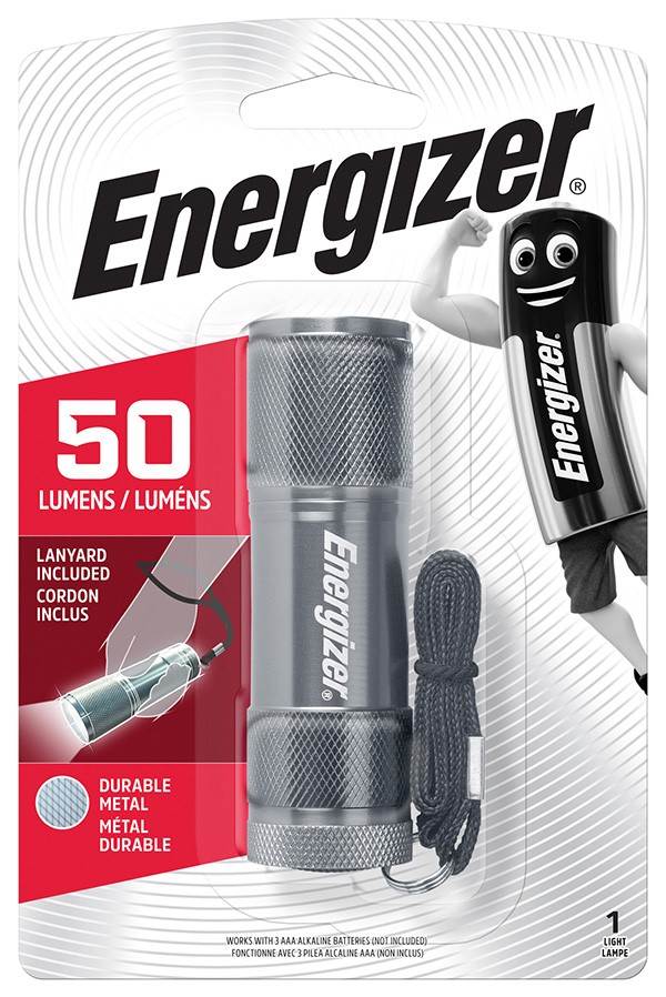 Latarka ENERGIZER Metal Led, srebrna