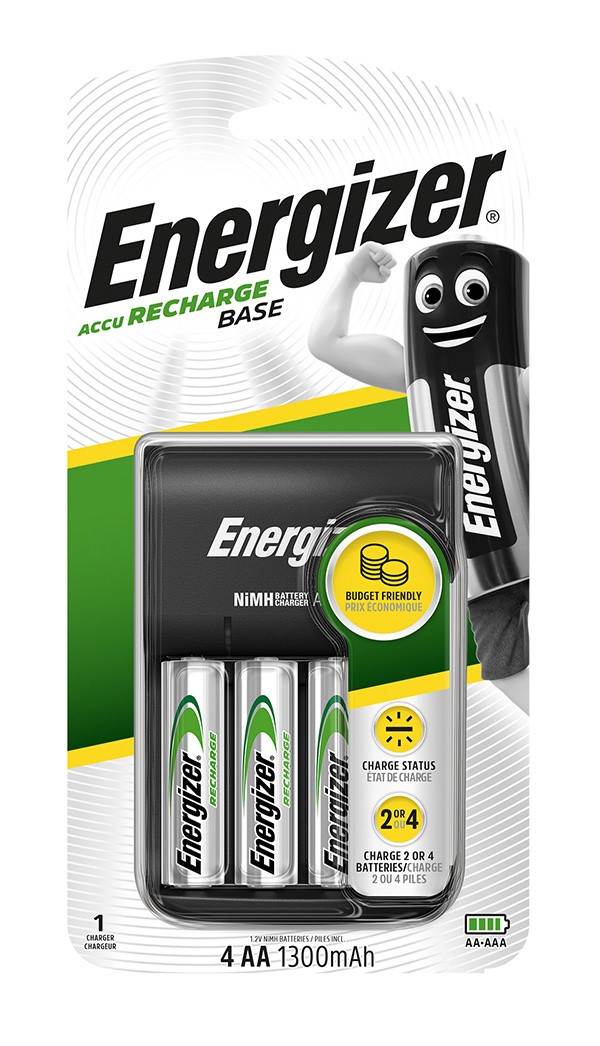 Ładowarka ENERGIZER Base + 4 szt. akumulatorków AA