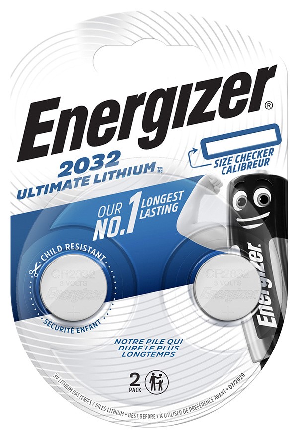 Bateria specjalistyczna ENERGIZER Ultimate Lithium Coins, CR2032, 3V, 2szt.