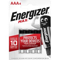 Bateria ENERGIZER Max, AAA, E92, 1,5V, 4szt.
