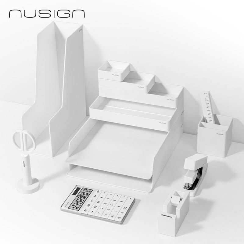 Zestaw Organizacyjny Deli ENS003 13 elementów biały