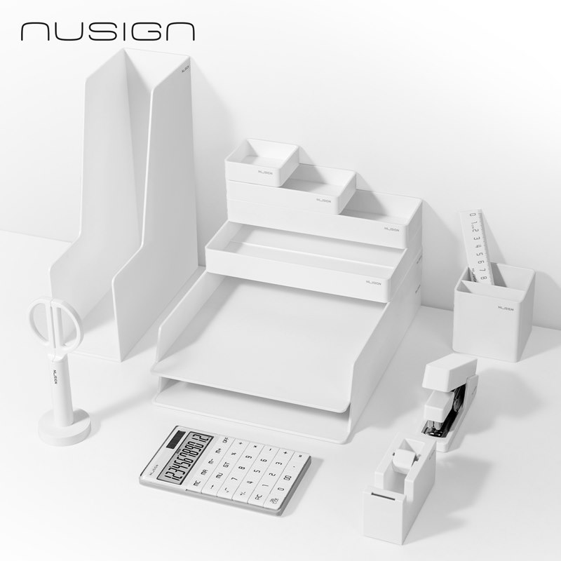 Zestaw Organizacyjny Deli ENS003 13 elementów biały