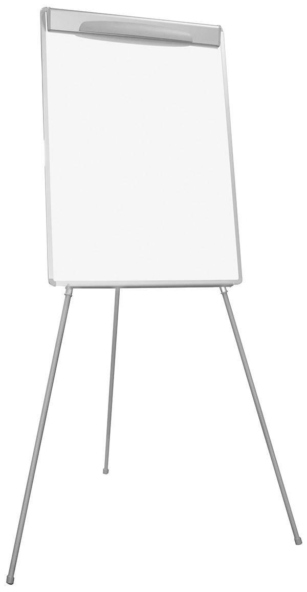 Flipchart na trójnogu BI-OFFICE, 70x102cm, tablica suchoś.-magn., z wyciąganym ramieniem