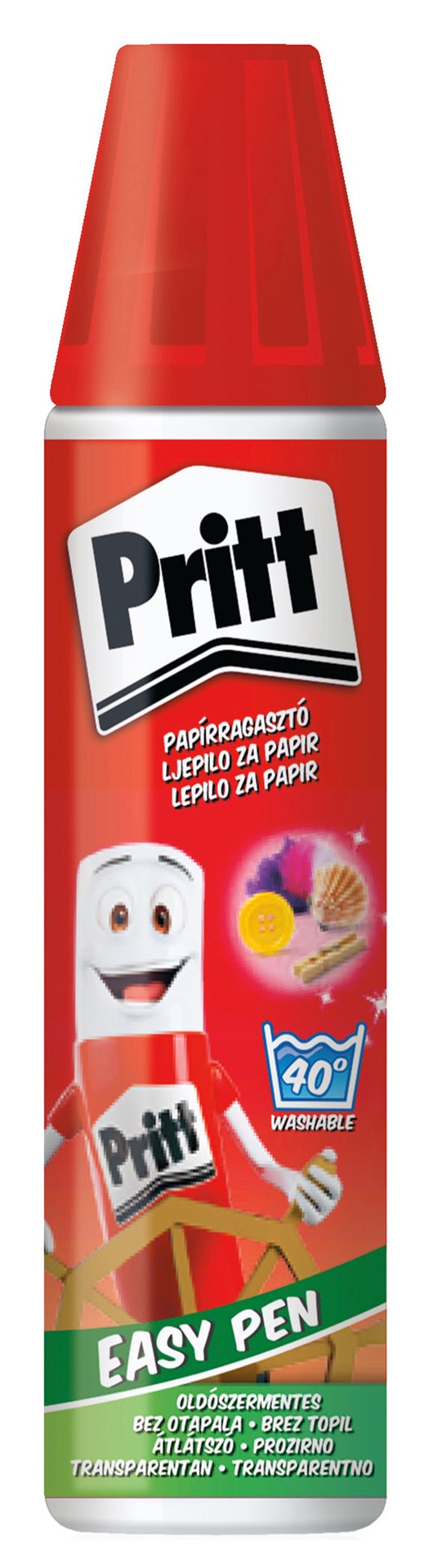 Klej w płynie PRITT EASY PEN, 40g, bezbarwny