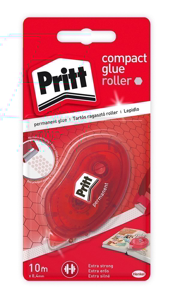 Klej w taśmie PRITT PERMANENT, 8,4mm x 10m, blister