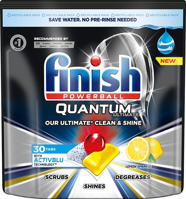 Tabletki do zmywarki FINISH Quantum Ultimate 30szt., lemon