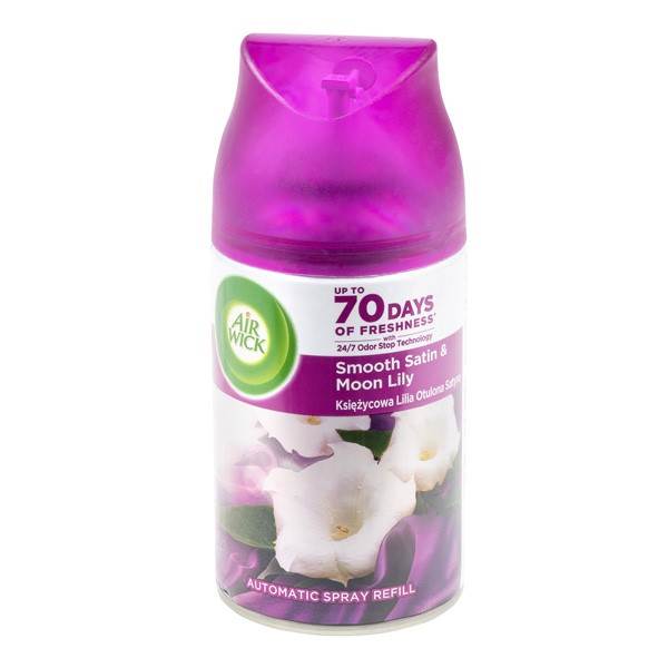 Wkład do automatycznego odświeżacza powietrza AIR WICK FRESHMATIC Księżycowa Lilia Otulona Satyną, wkład, 250ml