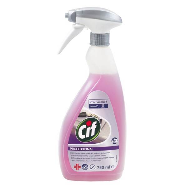 Preparat do mycia i dezynfekcji CIF Diversey 2w1,safeguard skoncentrowany, 750ml