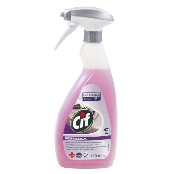 Preparat do mycia i dezynfekcji CIF Diversey 2w1,safeguard skoncentrowany, 750ml
