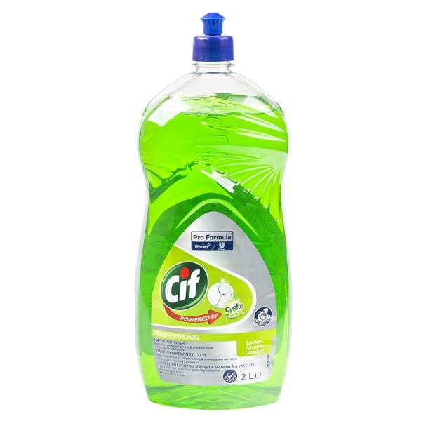 Płyn do mycia naczyń CIF Diversey, 2l, cytrynowy