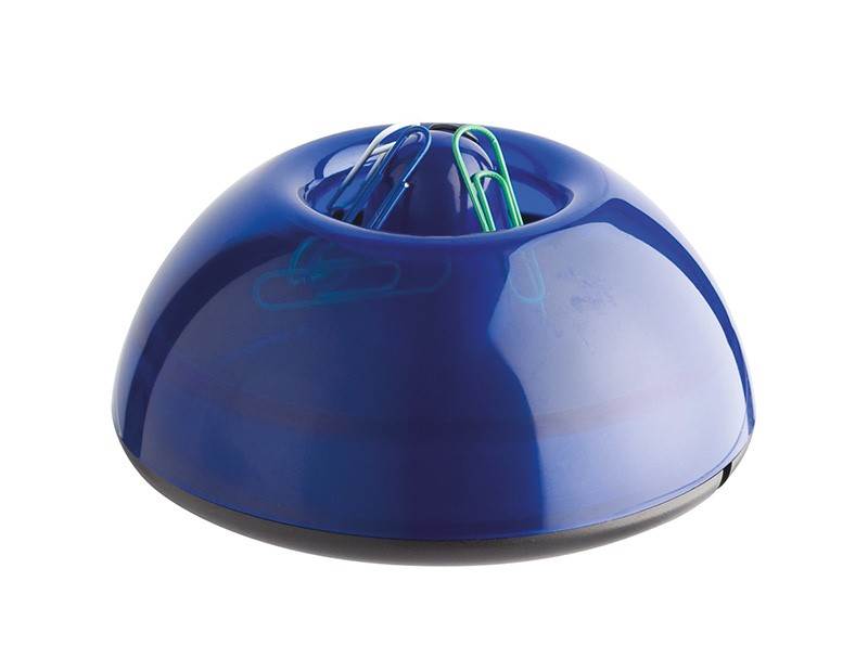 Pojemnik magn. na spinacze ICO Lux, transparentny czarny