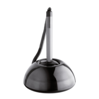 Długopis na sprężynce ICO Lux 1,6mm (linia), transparentny czarny