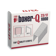 Zszywki ICO Boxer, 23/17, galwanizowane, 1000szt.