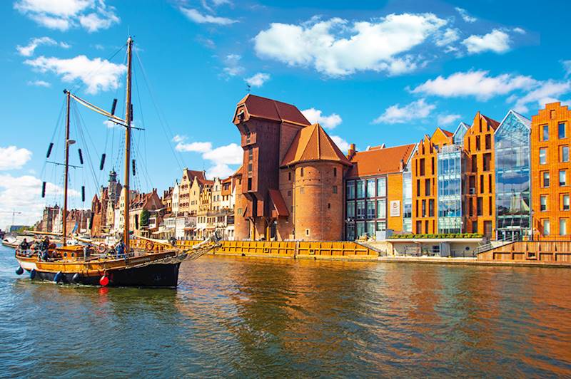 Kalendarz ścienny czterodzielny 2026 ŻURAW Żaglowiec