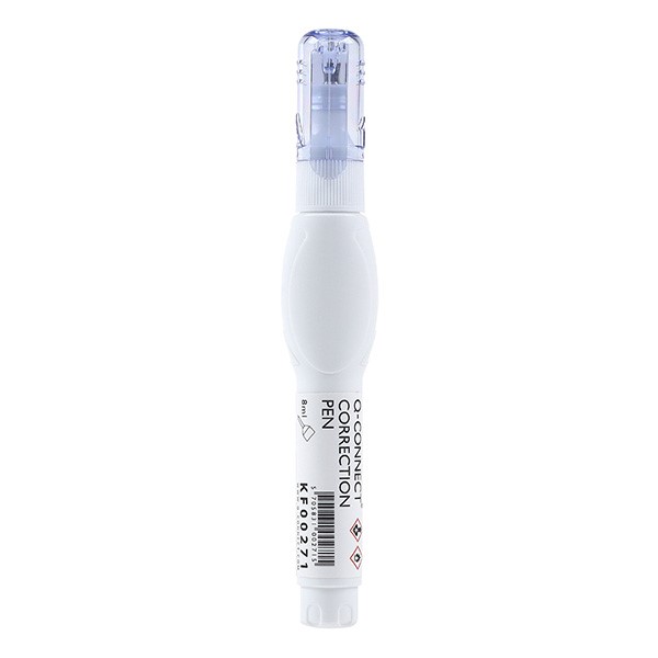 Korektor w piórze Q-CONNECT, metalowa końcówka, 8ml