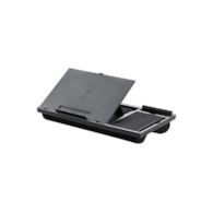 Podstawa pod laptopa z podkładką pod mysz Q-CONNECT, 51,8 x 28,1 x 5,9 cm, czarna