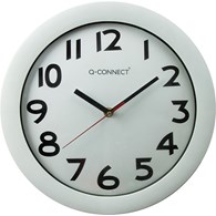 Zegar ścienny Q-CONNECT Budapest, 30cm, biały