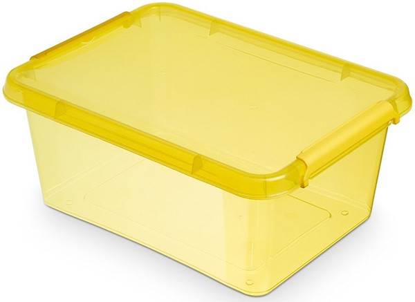 Pojemnik do przechowywania MOXOM Color Box, 12,5l, żółty