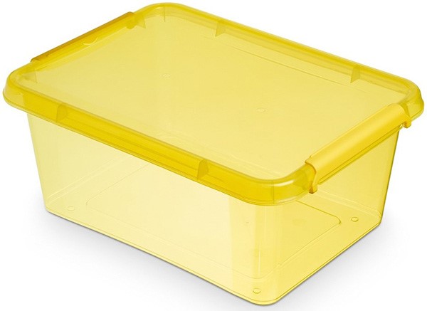 Pojemnik do przechowywania MOXOM Color Box, 12,5l, żółty