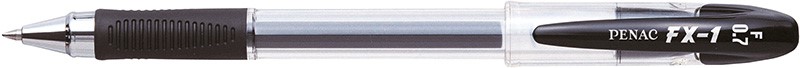 Długopis żelowy PENAC FX1 0,7mm, czarny