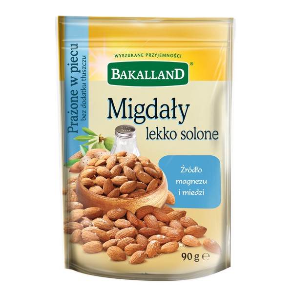 MIGDAŁY LEKKO SOLONE BAKALLAND 90GR