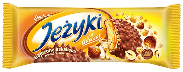 Ciastka Jeżyki GOPLANA, 140g, adwokatowe