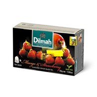 Herbata czarna owocowa mango i truskawka Dilmah 20 torebek