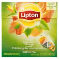 Herbata zielona mandarynka i pomarańcza Green Tea Lipton 20 piramidek