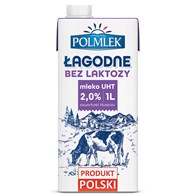 Mleko UHT Polmlek bez laktozy 2% 1 l