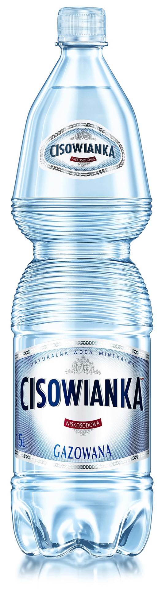 Woda mineralna Cisowianka gazowana 1,5 l PET 6szt