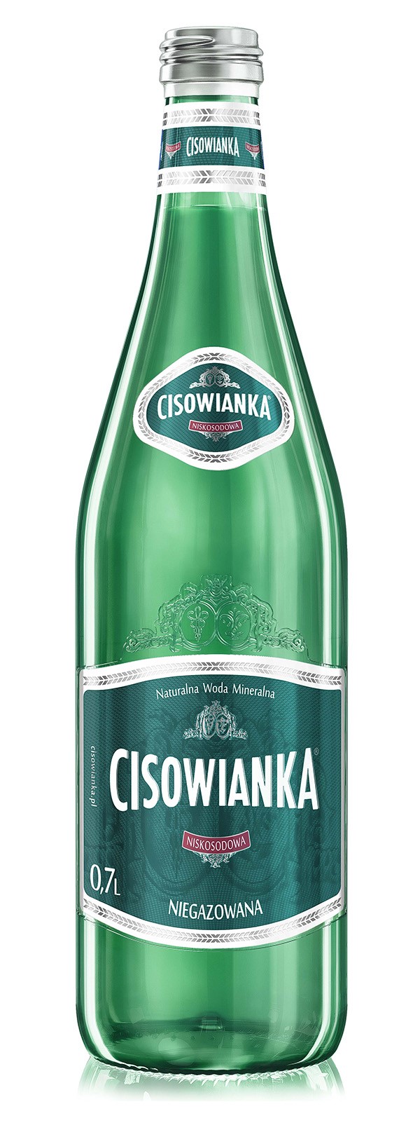 Woda CISOWIANKA Classique, niegazowana, butelka szklana, 0,7l 12szt